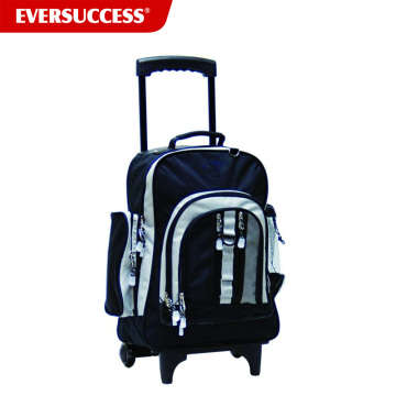 China Factory Trolley Backpack with Wheels for Teenager, Eminent Trolley Backpack Bag (ESV251)